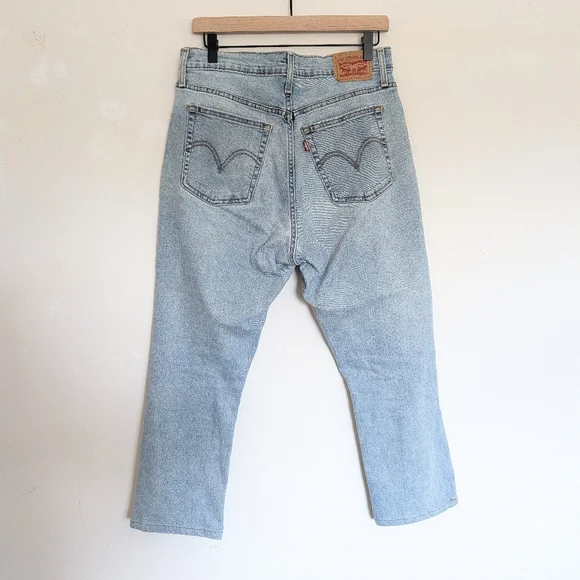 Levi's Vintage Murdoch Wash Wedgie Straight Leg Distressed Jeans Size 31 - Picture 8 of 8